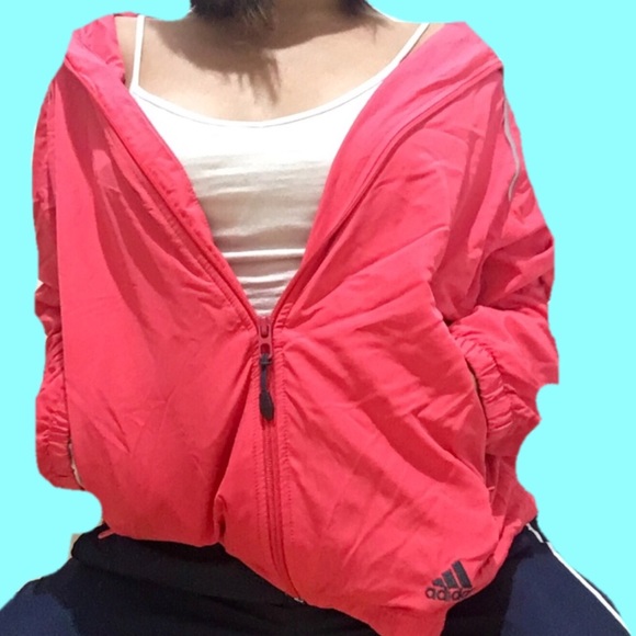 adidas Jackets & Blazers - ADIDAS Pink Windbreaker Jacket
